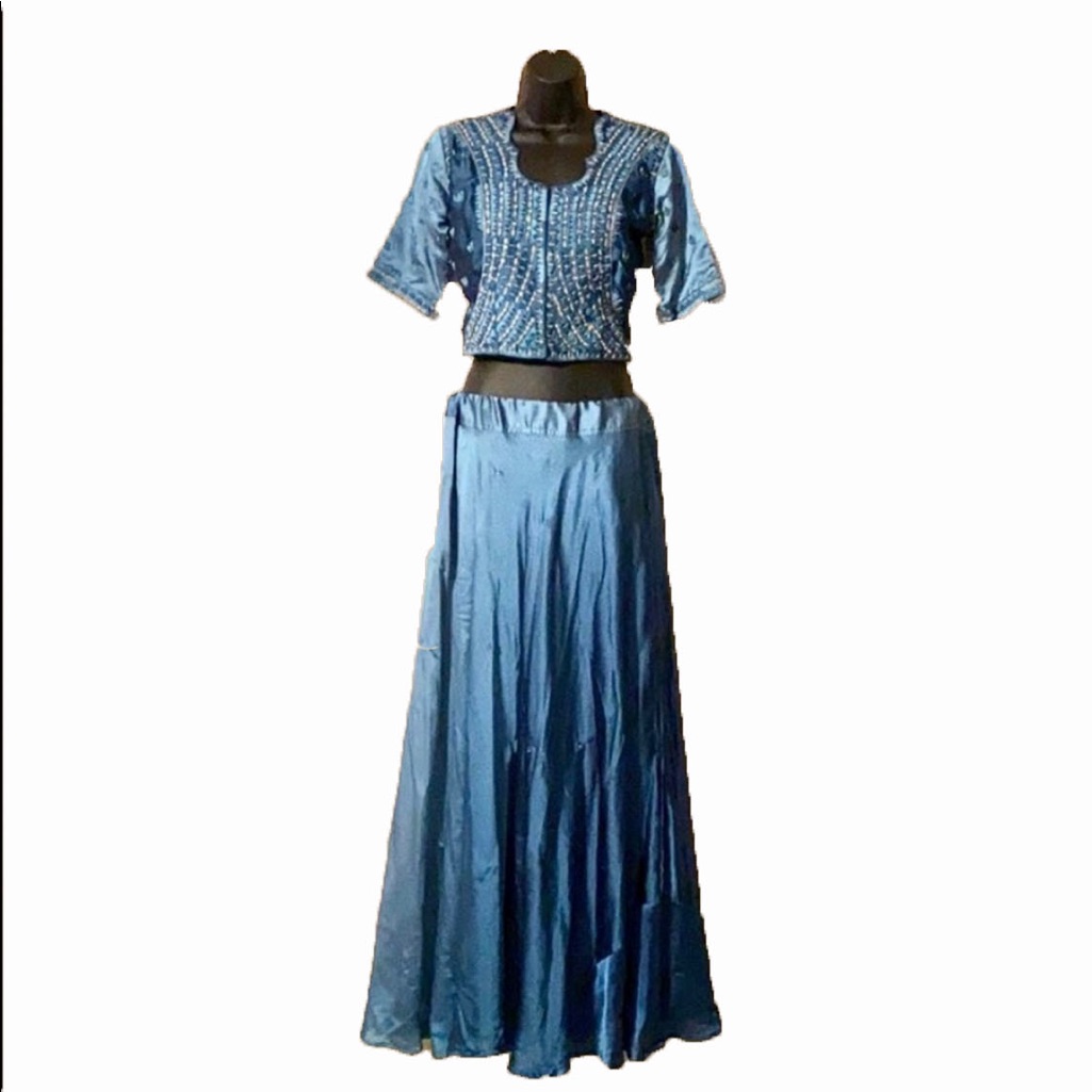 Indian Lehenga - Chameleon Teal